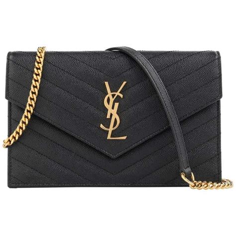 black ysl clutch with chain|ysl clutch price.